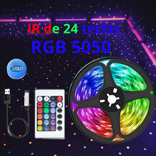 Luces LED RGB AquaGlow: ¡¡Decora tu espacio con fácil control de la iluminación!!